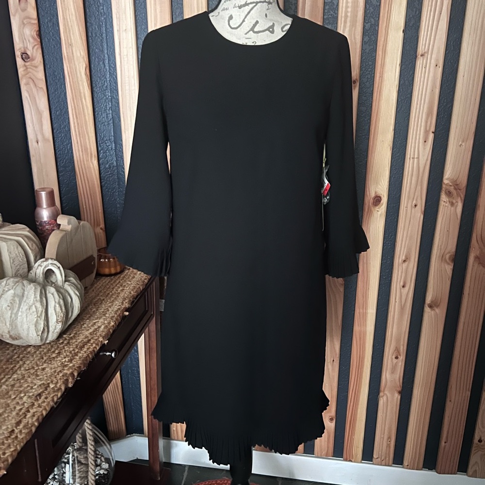 CeCe Black Long Sleeve Dress